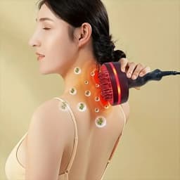 Electric meridians brush general multi-functional scraping instrument Abdominal massager meridians dredging abdominal kneading i