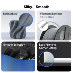3KG ANYCUBIC PLA+ 3D Printer Filament 1.75mm High Precision Pla Plus 3D Printing Material Plastic Rubber Consumables