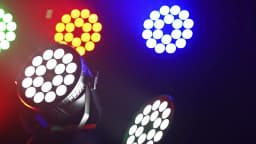 U'King 4PCS 18X8W RGBW LED Par Light DMX512 Disco Light 4IN1 LED Stage Light Effect DJ Equipment for Wedding Bar KTV Party