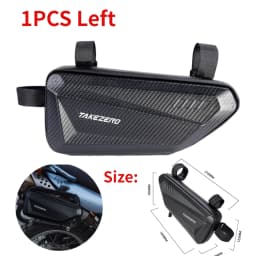 Motorcycle Side Bags Waterproof EVA Hard Shell Electric Bike Hanging Bag Mountain Bike Triangle Pouch Bag Motorcycle Saddle Bag