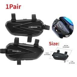 Motorcycle Side Bags Waterproof EVA Hard Shell Electric Bike Hanging Bag Mountain Bike Triangle Pouch Bag Motorcycle Saddle Bag