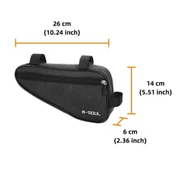 Motorcycle Side Bags Waterproof EVA Hard Shell Electric Bike Hanging Bag Mountain Bike Triangle Pouch Bag Motorcycle Saddle Bag