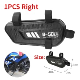 Motorcycle Side Bags Waterproof EVA Hard Shell Electric Bike Hanging Bag Mountain Bike Triangle Pouch Bag Motorcycle Saddle Bag
