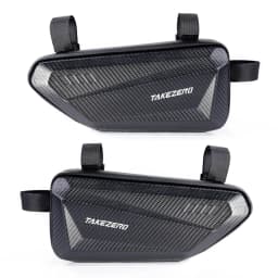 Motorcycle Side Bags Waterproof EVA Hard Shell Electric Bike Hanging Bag Mountain Bike Triangle Pouch Bag Motorcycle Saddle Bag