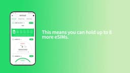 EIOTCLUB ESIM Card for Android & iOS, Unlimited ESIM Downloads, The Second Mobile Phone Card, Perfect for Travel and Business