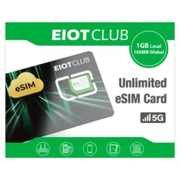 EIOTCLUB ESIM Card for Android & iOS, Unlimited ESIM Downloads, The Second Mobile Phone Card, Perfect for Travel and Business