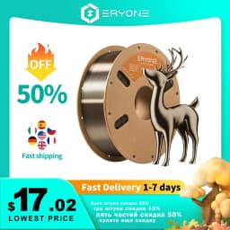 Eryone Promotion Ultra SILK PLA Filament 3D Printing New Arrival 1.75mm 1Kg For 3D Printer High Quality Fast delivery