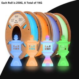 Eryone Luminous PLA Filament 1.75mm 1kg Glow in the Dark Plastic PLA 1kg 3D Printing Materials High Quality Wholesale Fast ship