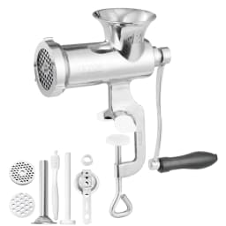 SucceBuy Manual Meat Grinder 304 Stainless Steel Hand Meat Grinder with Steel Table Clamp Meat Mincer Sausage Maker