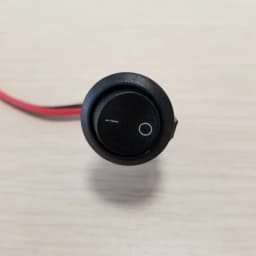 PC Server ATX PSU 24Pin Female Socket Starter Switch Button Power Cable 18AWG Self-Lock Boat Shape 50cm Red Indicator Light