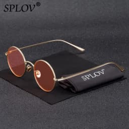SPLOV Vintage Men Sunglasses Women Retro Punk Style Round Metal Frame Colorful Lens Sun Glasses Fashion Eyewear Gafas Sol Mujer