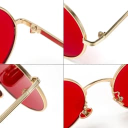 SPLOV Vintage Men Sunglasses Women Retro Punk Style Round Metal Frame Colorful Lens Sun Glasses Fashion Eyewear Gafas Sol Mujer