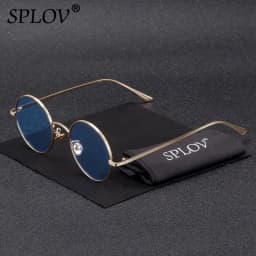 SPLOV Vintage Men Sunglasses Women Retro Punk Style Round Metal Frame Colorful Lens Sun Glasses Fashion Eyewear Gafas Sol Mujer