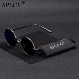 SPLOV Vintage Men Sunglasses Women Retro Punk Style Round Metal Frame Colorful Lens Sun Glasses Fashion Eyewear Gafas Sol Mujer