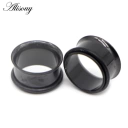1pc 2mm-25mm Stainless Steel Ear Plugs Tunnels Rose Gold Color Screwed Earrings Expander Earlet Gauges Body Piercings Jewelry