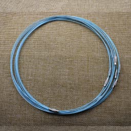 10pc/lot 1mm Stainless Steel Choker Necklace Wire Cord Rope with Brass Screw Clasp for DIY Jewelry Making Craft 45cm/18inch Z952