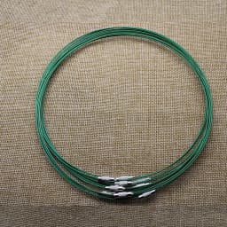 10pc/lot 1mm Stainless Steel Choker Necklace Wire Cord Rope with Brass Screw Clasp for DIY Jewelry Making Craft 45cm/18inch Z952
