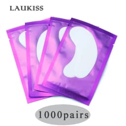 50/500/1000pcs Gel Patches for Eyelashes Building Eyelash Extension Under Eye Pads Lash Stickers Tools Wholesale LAUKISS
