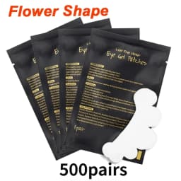 50/500/1000pcs Gel Patches for Eyelashes Building Eyelash Extension Under Eye Pads Lash Stickers Tools Wholesale LAUKISS