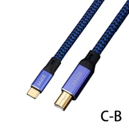 YYTCG 6N OCC HiFi USB Audio Cable A-B A-C C-B C-C Gold Plated Multiple Shielding Digital Cord For DAC Decoder Sound Card Mixer