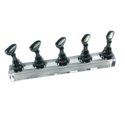 5Pcs Nail Art Practice Display Stand Set Chess Board Magnetic Tips White & Black Holder Polish Gel Color Chart Tool
