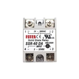 Solid State Relay 12v 24v SSR-10DA SSR-25DA SSR-40DA 10A 25A 40A 3-32V DC TO 24-380V AC SSR 10DA 25DA 40DA Rele Power Supply