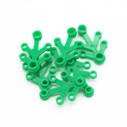 50pcs Moc Plant Leaves 4x3 with 6 Hole 2423 Tree Leaf Garden View DIY Building Blocks Bricks Compatible House Assembles Toys
