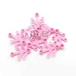 50pcs Moc Plant Leaves 4x3 with 6 Hole 2423 Tree Leaf Garden View DIY Building Blocks Bricks Compatible House Assembles Toys