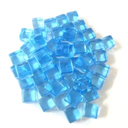 50Pcs/Set 25Colors 8mm Cube Clear Solid Transparent Square Colorful Crystal Dice Chess Piece Right Angle Sieve For Puzzle Game
