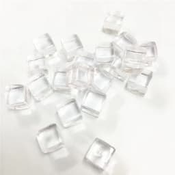 50Pcs/Set 25Colors 8mm Cube Clear Solid Transparent Square Colorful Crystal Dice Chess Piece Right Angle Sieve For Puzzle Game
