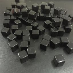 50Pcs/Set 25Colors 8mm Cube Clear Solid Transparent Square Colorful Crystal Dice Chess Piece Right Angle Sieve For Puzzle Game