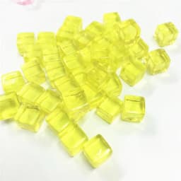 50Pcs/Set 25Colors 8mm Cube Clear Solid Transparent Square Colorful Crystal Dice Chess Piece Right Angle Sieve For Puzzle Game