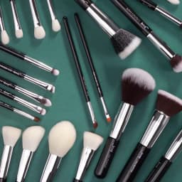 Jessup Makeup Brushes 15-25pcs Make Up Brush Set Professional Natural Synthetic Foundation Powder Contour Blending Eyeshadow