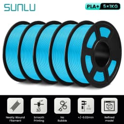 SUNLU PLA PLUS 3D Printer Filament Colorful 5KG 1KG A Roll 1.75MM Tolerances +/-0.02MM Filament Fast Shipping From EU / US /RU