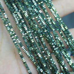 Natural Hematite Shining Facted Rectangler 2X1/2X3/2X4mm Loose beads, For DIY Necklace Bracelat Jewelry Making