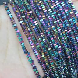 Natural Hematite Shining Facted Rectangler 2X1/2X3/2X4mm Loose beads, For DIY Necklace Bracelat Jewelry Making