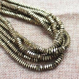 Natural Hematite Shining Facted Rectangler 2X1/2X3/2X4mm Loose beads, For DIY Necklace Bracelat Jewelry Making