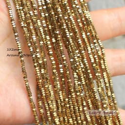 Natural Hematite Shining Facted Rectangler 2X1/2X3/2X4mm Loose beads, For DIY Necklace Bracelat Jewelry Making