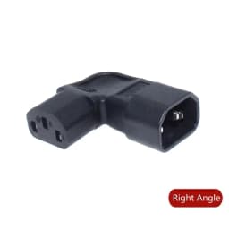 IEC60320 C13 Angle Converter Angle Extension Cable C13 to C14 PDU Angle Power Cables Male to Female AC Power Cord 10A 250V