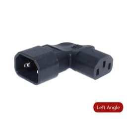 IEC60320 C13 Angle Converter Angle Extension Cable C13 to C14 PDU Angle Power Cables Male to Female AC Power Cord 10A 250V