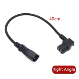 IEC60320 C13 Angle Converter Angle Extension Cable C13 to C14 PDU Angle Power Cables Male to Female AC Power Cord 10A 250V