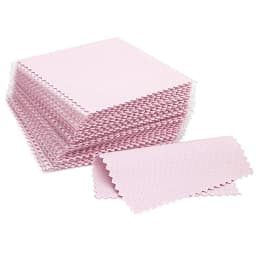 50pcs Individually Silver Cleaner Polishing Jewelry Cloth Napkin Tarnish Remover Tool With Package Ornaments For Silverware Gold