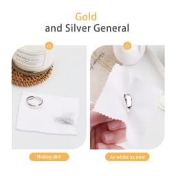 50pcs Individually Silver Cleaner Polishing Jewelry Cloth Napkin Tarnish Remover Tool With Package Ornaments For Silverware Gold