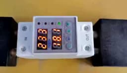 60A Din Rail 230V Adjustable Over and Under Voltage Protective Device Protector Relay Monitor Current Limit TOMZN TOVPD1-63-EC