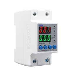 60A Din Rail 230V Adjustable Over and Under Voltage Protective Device Protector Relay Monitor Current Limit TOMZN TOVPD1-63-EC