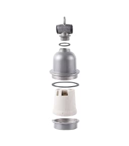 E27 Crawling pet lizard tortoise heating lamp holder & power cord switch Piglet Chicken Brooder Heating Spiral Light Socket 1 Pc