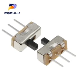 20PCS Toggle Switch SS12D00 DIP Slide Switch 3Pins SS12D00G3 The Power Switch Hand Shank 3MM