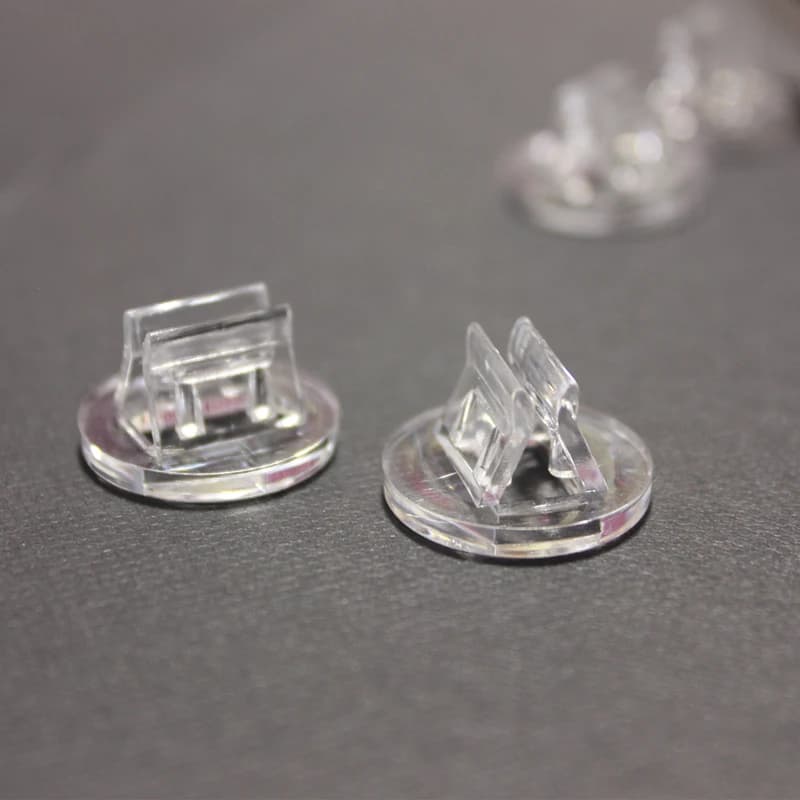 10PCS 20Pieces 50PCS Transparent Plastic Cards Stand Base Unique Transparent Fixed Props for 2mm Paper Holder Board Games Cards