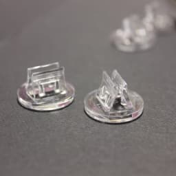 10PCS 20Pieces 50PCS Transparent Plastic Cards Stand Base Unique Transparent Fixed Props for 2mm Paper Holder Board Games Cards