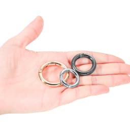 5pcs/lot Key Ring Lobster Clasp Key Hook Round Clasps Detachable Keyring Dog Chain Buckles For DIY Jewelry Making Accessories